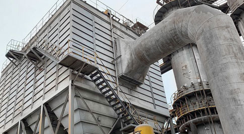 جابجایی گرد و غبار کوره آهک در سایت پروژه تانگشان دونگهوا